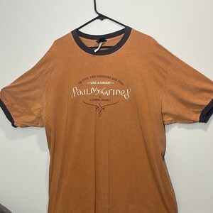 Paul McCartney 2005 Live in Concert Ringer Sz XL Shirt