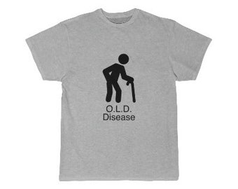 Koszulka z napisem O.L.D. Disease