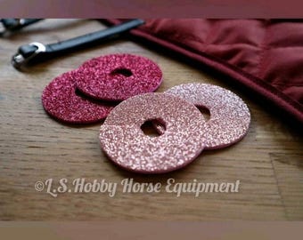 Hobby Horse Gebissschoner - Hobbyhorse Zubehör - Steckenpferd Gebissschoner Glitzer