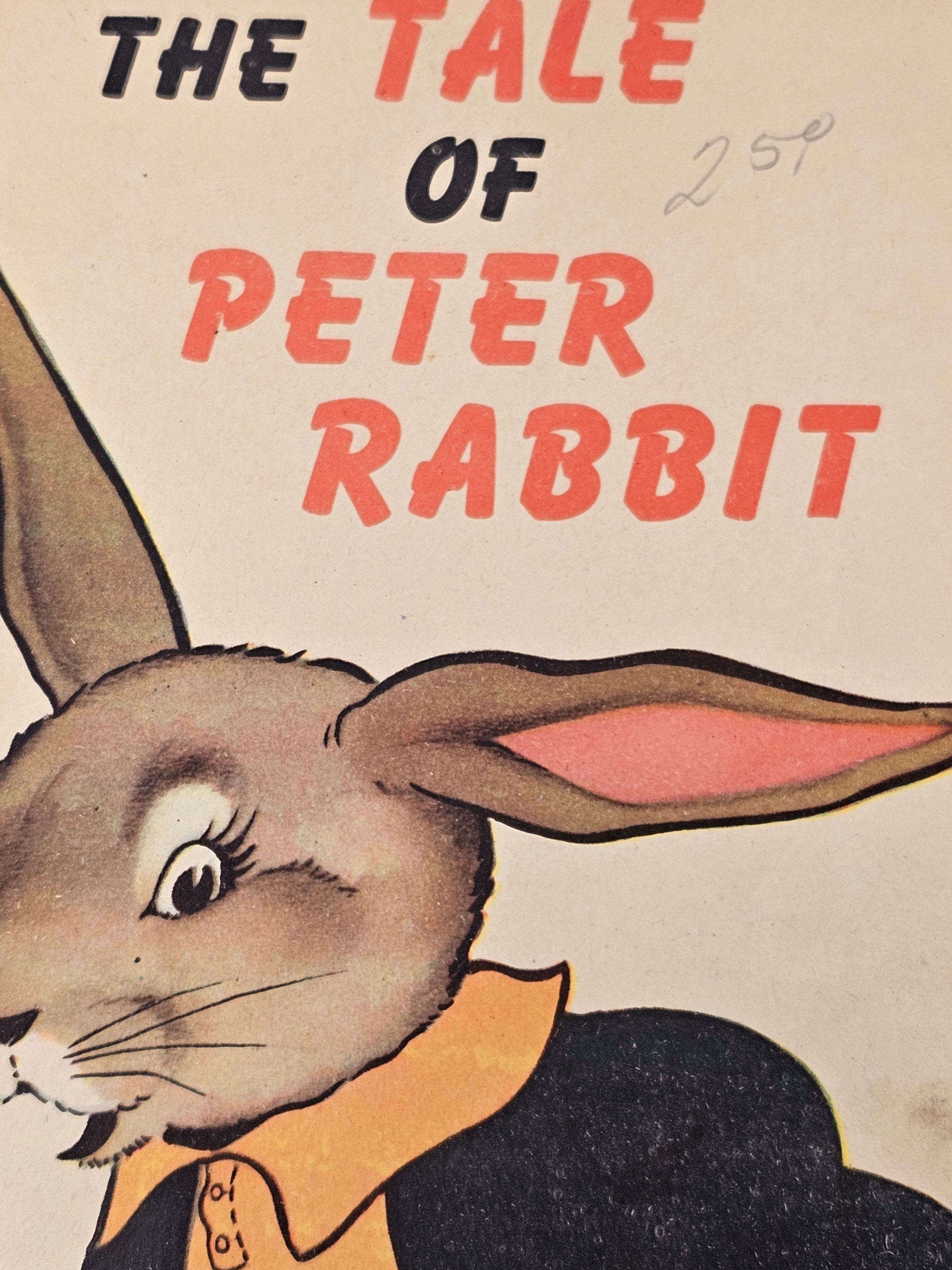 1940’s PETER RABBIT Spiral Bound Book - Etsy