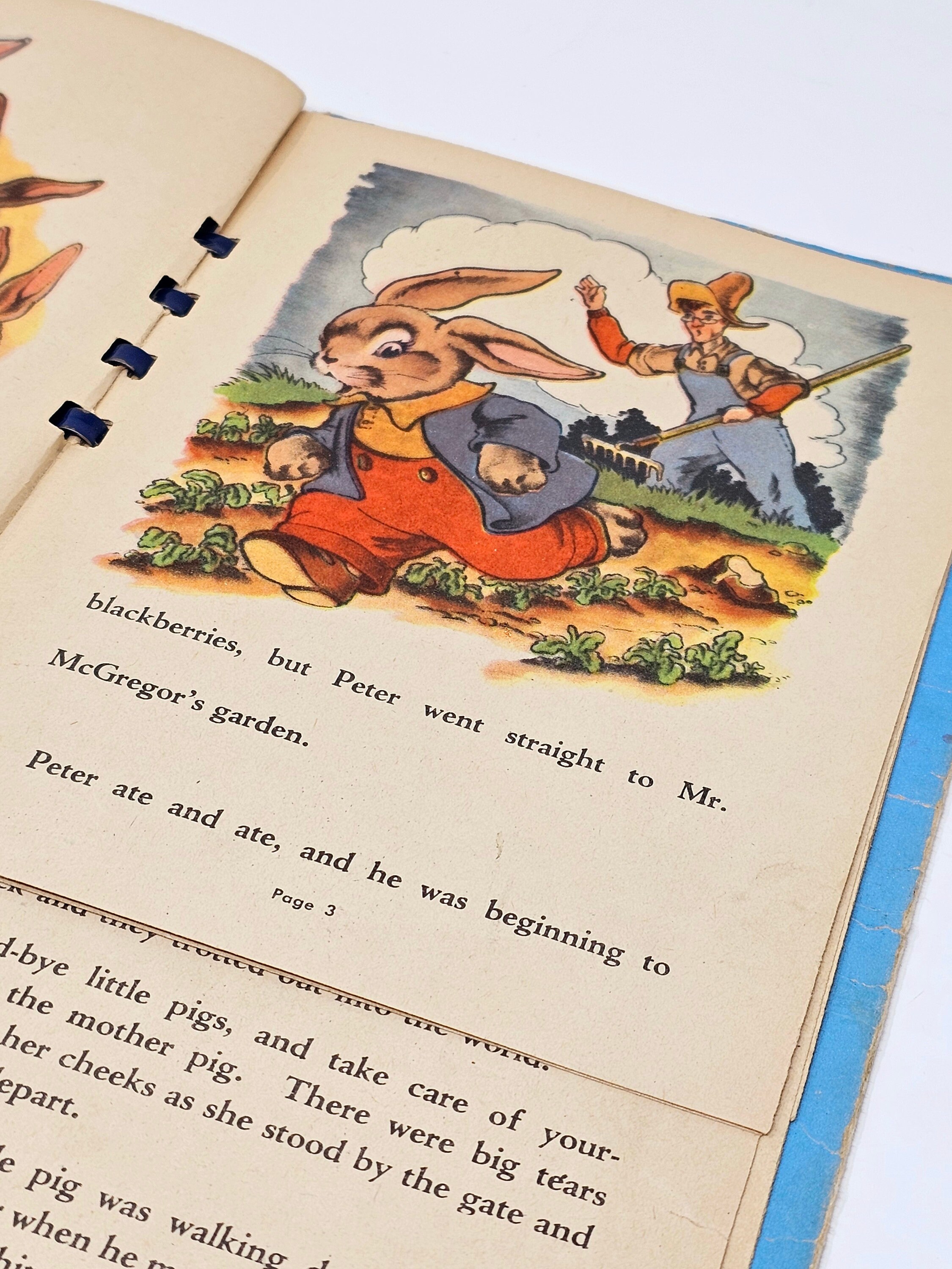 1940’s PETER RABBIT Spiral Bound Book - Etsy