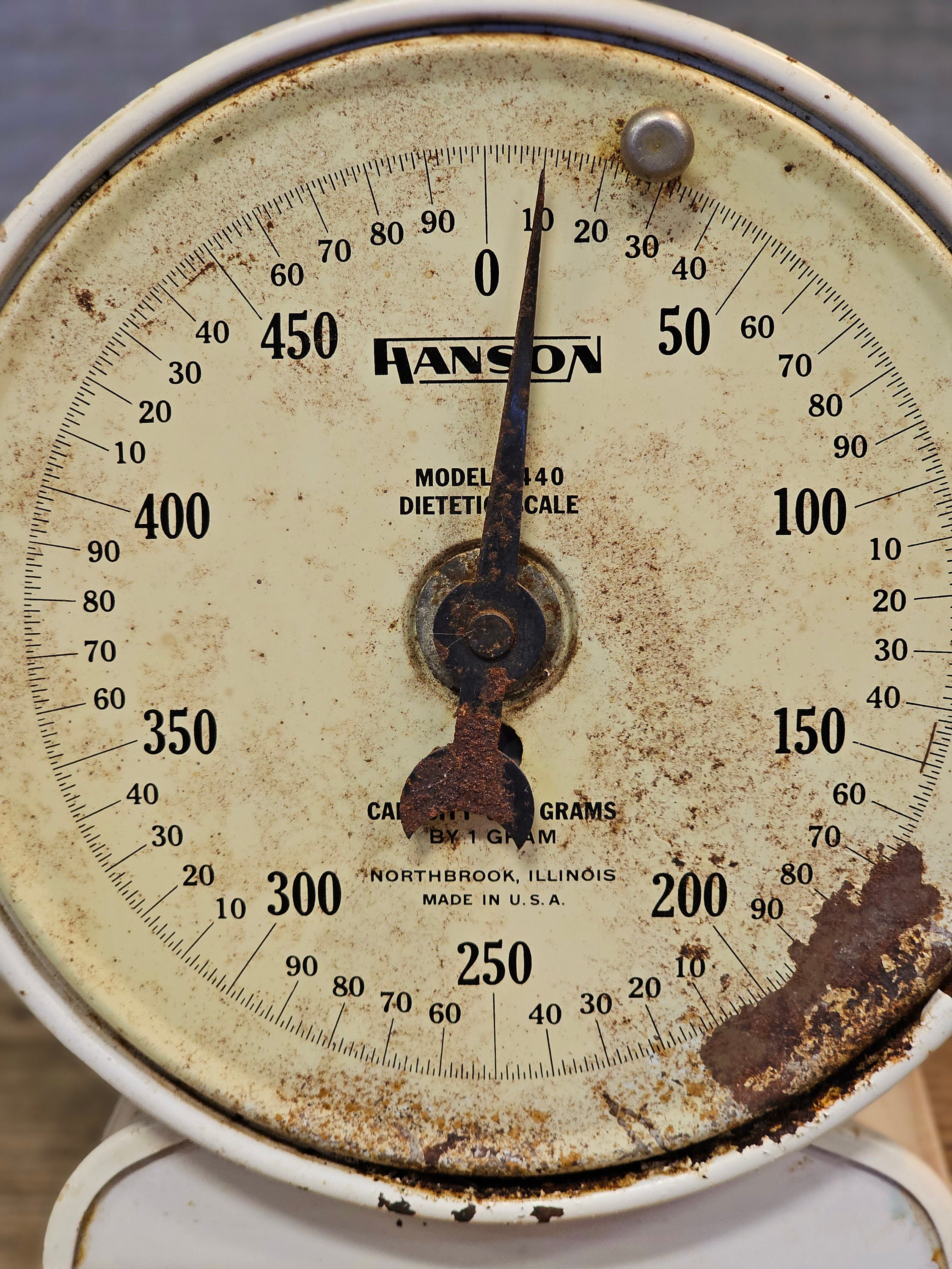 Vintage Kitchen Scalecreamy Colordecor Etsy