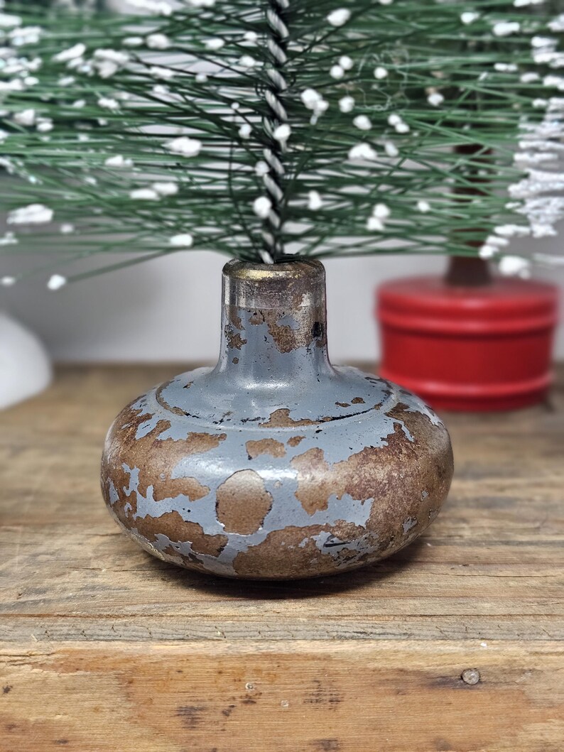 Vintage Metal Door Knobs / Bottle Brush Tree Holders Etsy