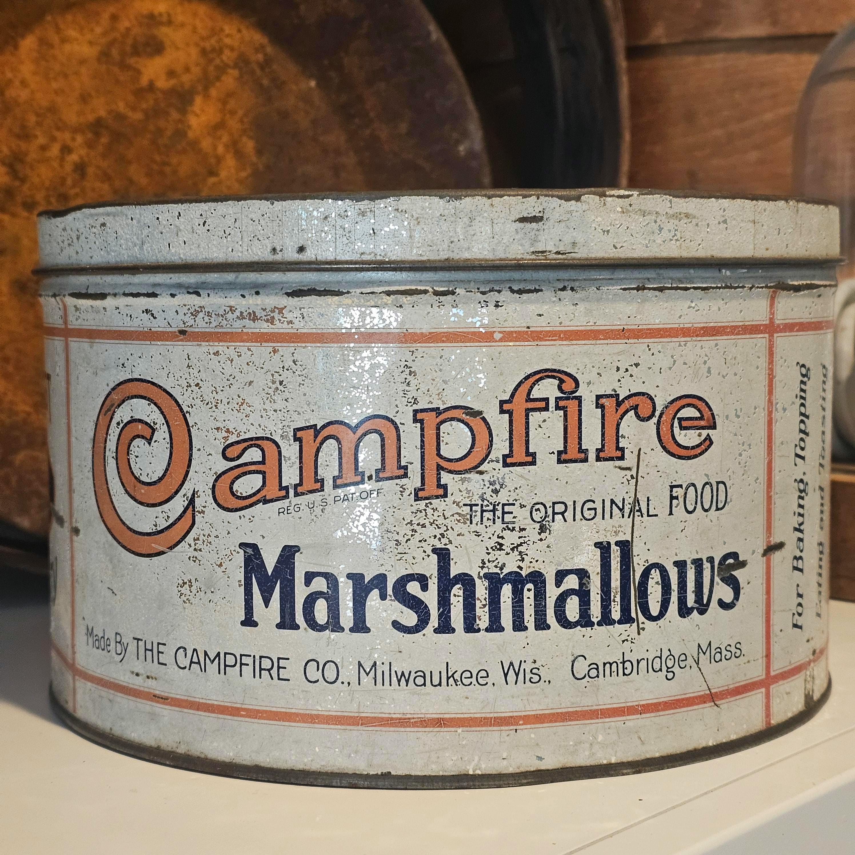 Campfire Marshmallow Tin - Etsy