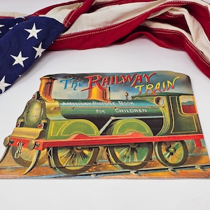 The 1992 Railway Train / A Holiday Picture Book / Paperback Shape Book