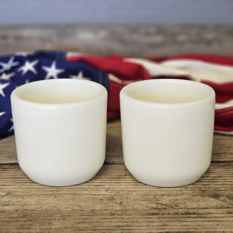 Mug En Porcelaine Vintage US DOD - Agence Européenne - Collection Armée