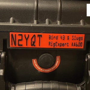 Apache / Strongway Weatherproof Protective Case Nameplates