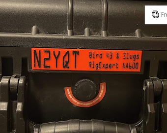 Apache / Strongway Weatherproof Protective Case Nameplates