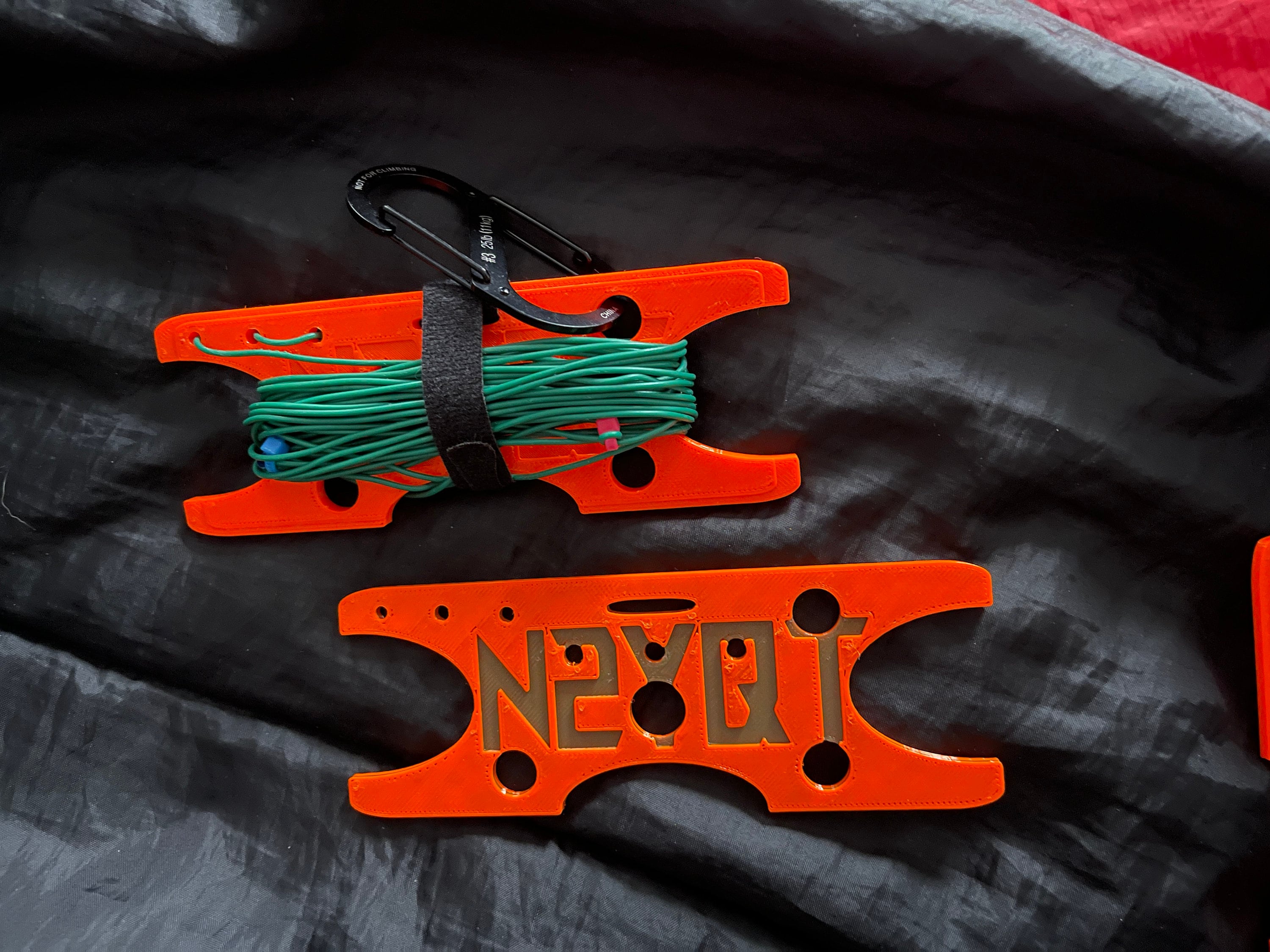 Personalized Antenna Winder Wire / Guy Line / Counterpoise With Callsign