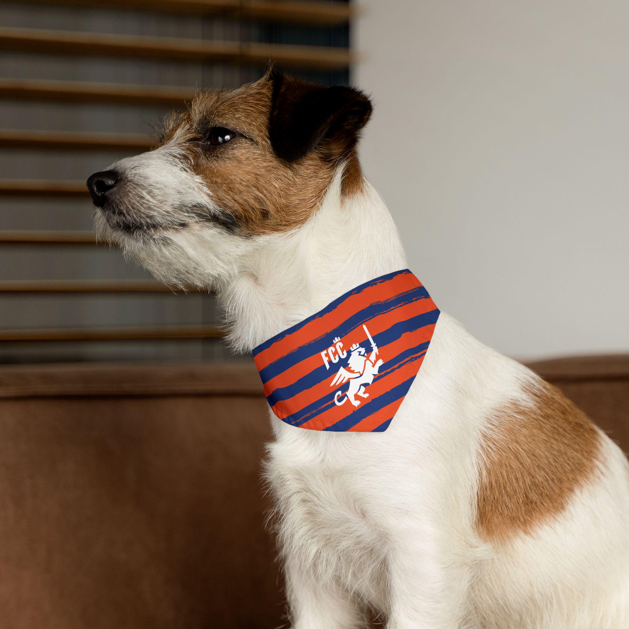 Bandana Collar Fc Barcelona Dog Bandana FC Cincinnati Soccer Logo