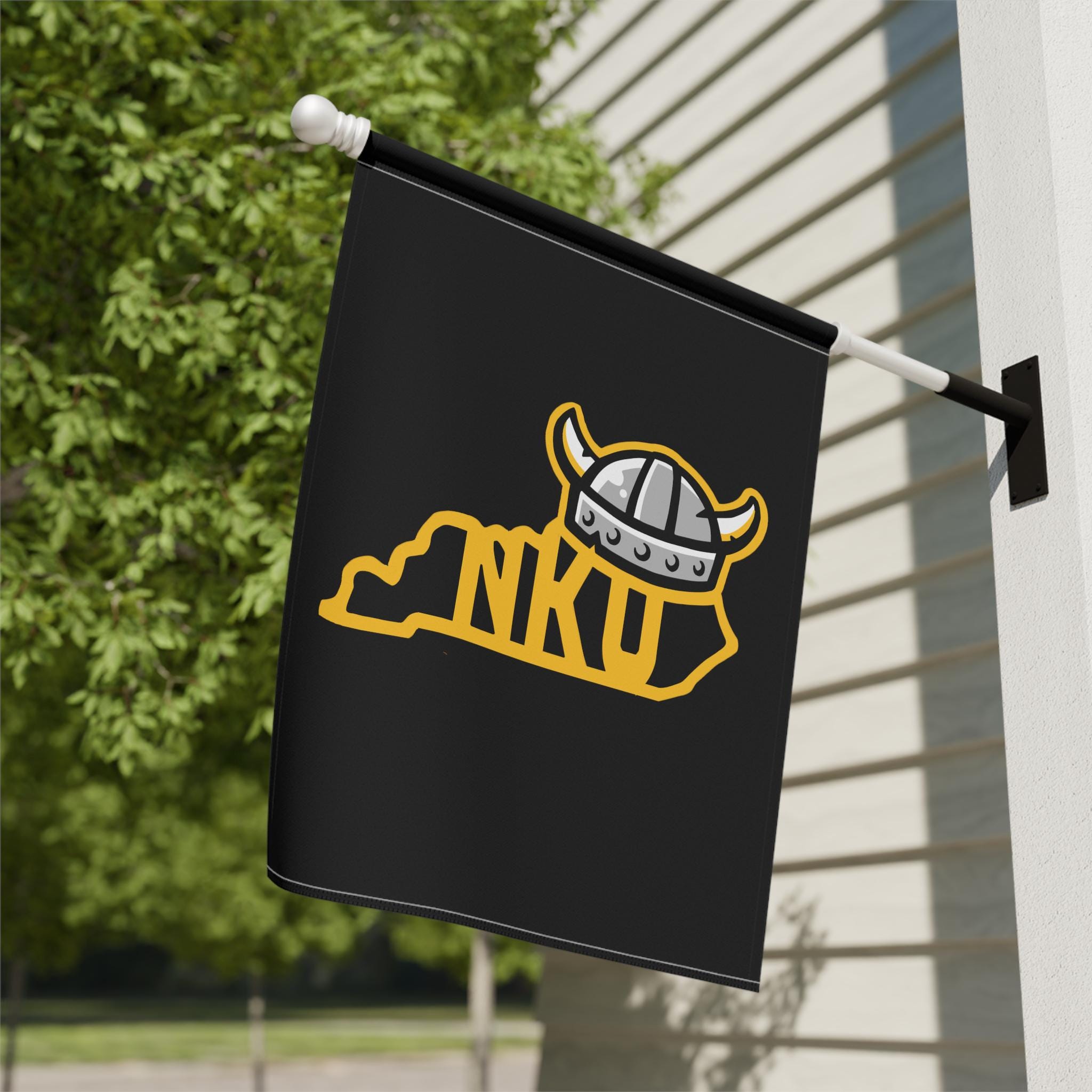 Northern Kentucky University Gartenflagge – NKU Wikinger-Design, Doppelseitig, 100% Polyester