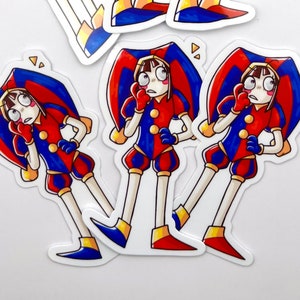 Amazing Digital Circus Vinyl Sticker Set