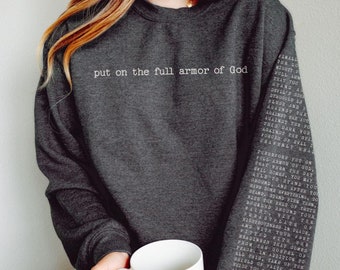 Christian Sweatshirt, Bible Verse Shirt, Religious Apparel, Faith Sweatshirt, Christian Crewneck, Jesus Sweatshirt, Gift for Christian Woman