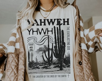 Boho Christian Shirt, Aesthetic Christian Shirt, Bible Verse Shirt, Retro Christian T-Shirt, Christian Graphic Tees, Jesus Tshirt Women