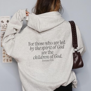 Aesthetic Christian Hoodie, Christian Sweatshirt, Bible Verse Sweatshirt, Religious Apparel, Faith Hoodie, Jesus Hoodie, Faith Based Gifts