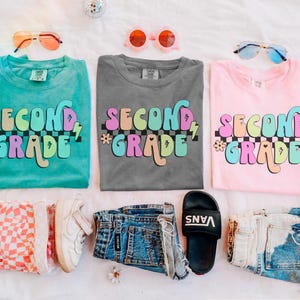 Girls Second Grade Shirt, Youth Second Grade Shirt for Girls, 2nd Grade Tee, First Day of School, Back to School Shirt for Kids Second Grade