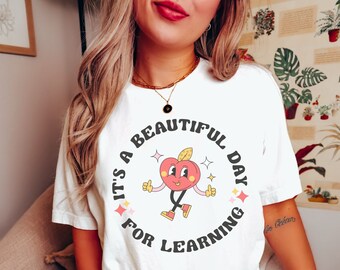 It's a Beautiful Day for Learning Substitute Teacher Shirt, Substitute Teacher Tshirt, Substitute Teacher Gift, Gift for Substitute Teacher