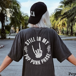 Comfort Colors Pop Punk Shirt, Elder Emo Gift, Emo Tee, Punk Rock Shirt, Emo Nite Tee, Still In My Emo Phase, It Wasnt a Phase, Scene Shirt