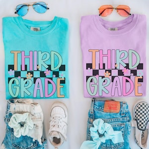 Kids Third Grade Shirt, Hello Third Grade Shirt, 3rd Grade Shirts Girls, First Day of School, Back to School Shirt, 3rd Grade Shirt for Kids