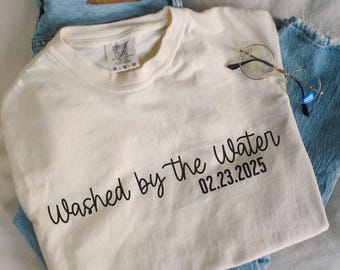 Custom Comfort Colors Baptism Shirt, Christian Gift