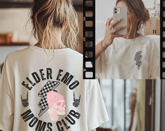 Elder Emo Moms Shirt, Pop Punk Shirt, Elder Emo Gift, Emo Tee, Punk Rock Shirt, Emo Nite Tee, Pop Punk Concert Tee, Elder Emo Concert Shirt