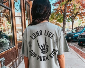 Long Live Punk Kids Tee, Comfort Colors Pop Punk Shirt, Elder Emo Gift, Emo Tee, Punk Rock Shirt, Emo Nite Tee, Still In My Punk Phase Shirt