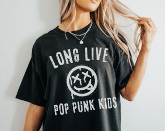 Comfort Colors Pop Punk Shirt, Elder Emo Shirt, Emo Gift, It Was Never a Phase, Emo T-shirt, Emo Lyrics, Pop Punk Music, Millennial Emo Tee