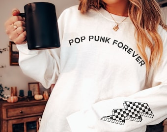 Pop Punk Sweatshirt, Elder Emo Shirt, Emo Gift, It Was Never a Phase, Emo Sweatshirt, Pop Punk Music, Millennial Emo Tee, Scene Shirt