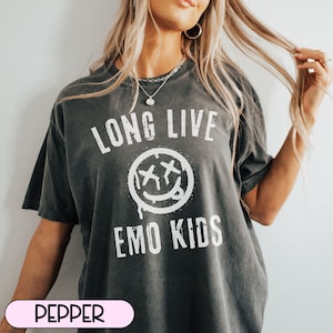 Comfort Colors Elder Emo Shirt, Emo Gift, It Was Never a Phase, Emo T-shirt, Pop Punk Shirt, Emo Lyrics, Pop Punk Music, When We Were Young