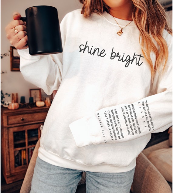 Christian Sweatshirt, Bible Verse Shirt, Religious Apparel, Faith Sweatshirt, Christian Crewneck, Jesus Sweatshirt, Gift for Christian Woman
