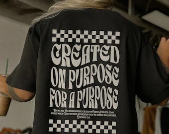 Christian Comfort Colors Tee, Bible Verse Christian Streetwear
