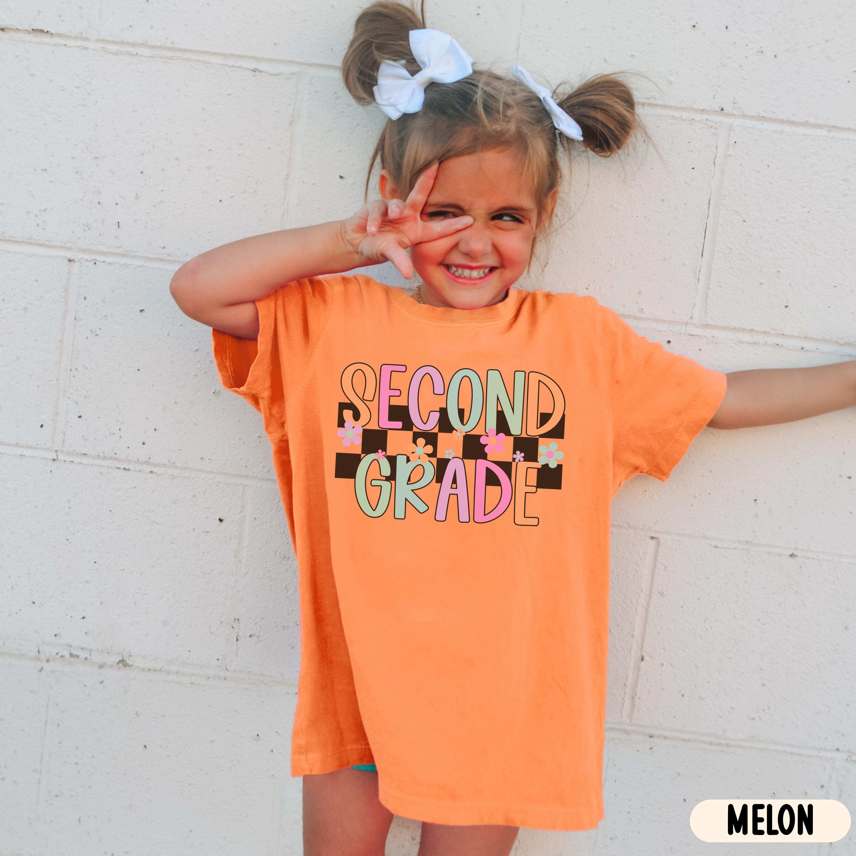 Girls Second Grade Shirt, Youth Second Grade Shirt for Girls, 2nd Grade Tee, First Day of School, Back to School Shirt for Kids Second Grade
