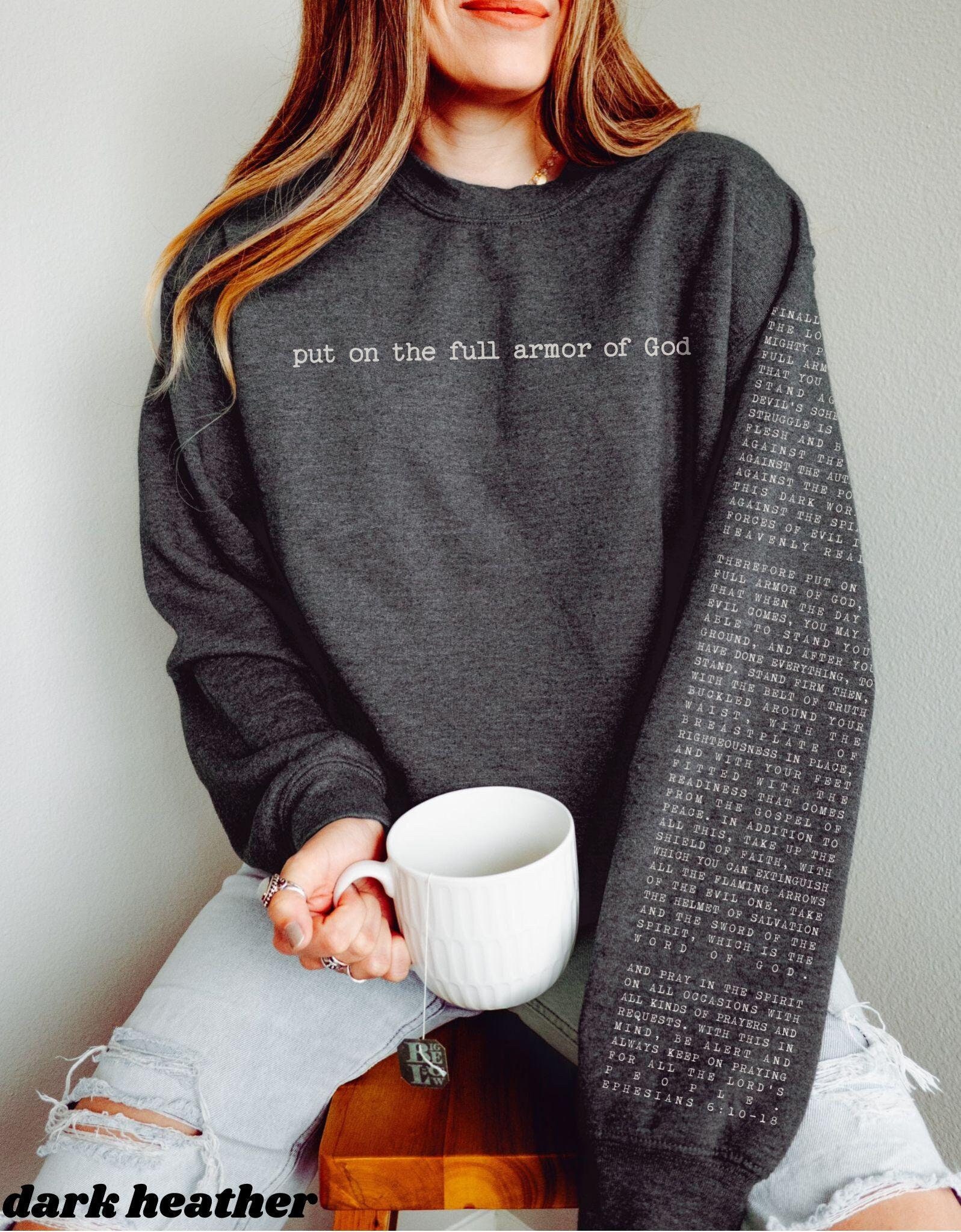 Christian Sweatshirt, Bible Verse Shirt, Religious Apparel, Faith Sweatshirt, Christian Crewneck, Jesus Sweatshirt, Gift for Christian Woman