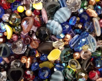 Assortiment de perles de verre pour la fabrication de bijoux, le travail de bricolage, les travaux manuels, les loisirs créatifs, l'assortiment de cristaux colorés en vrac, 4-18 mm