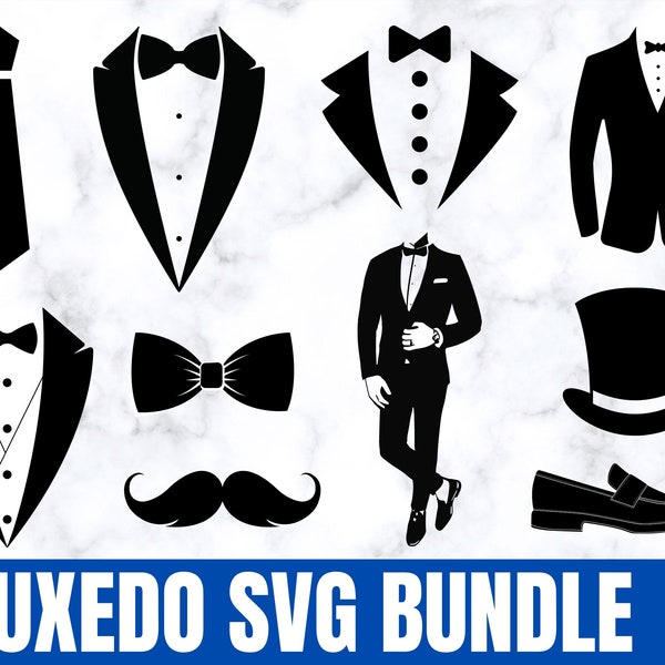 Tuxedo SVG Bundle, Tuxedo SVG, Suit clipart, Suit bundle svg, Tuxedo Clipart, Tuxedo vector,Tuxedo Silhouette ,Tuxedo png,