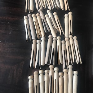 Vintage Clothespins