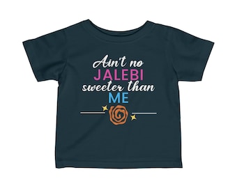 Jalebi Baby shirt, Infant tshirt, Desi baby shirt, Indian Baby shirt, Infant Fine Jersey Tee