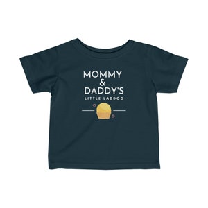 Infant tshirt, Indian Baby Tshirt, Desi Baby Tshirt, Laddoo Tshirt, Infant Fine Jersey Tee