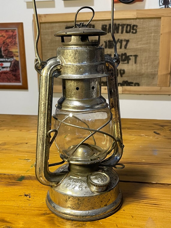 Lantern Lamp Feuerhand West Germany Nr 275 Glass - Etsy