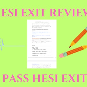 HESI EXIT REVIEW! lpn & rn pass your hesi exit in 2023 with this highlight of important topics to remember both for nclex and hesi