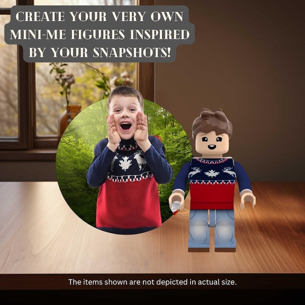 Customize your own mini-me minifigs for a touch of personal flair!