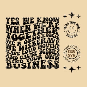 Yes We Know, Together, Business, Trendy Svg, Trendy Png, Trendy, Bestseller, Bestseller PNG, Bestseller SVG, Png, Svg, Business PNG