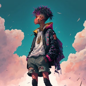 Anime Boy Poster