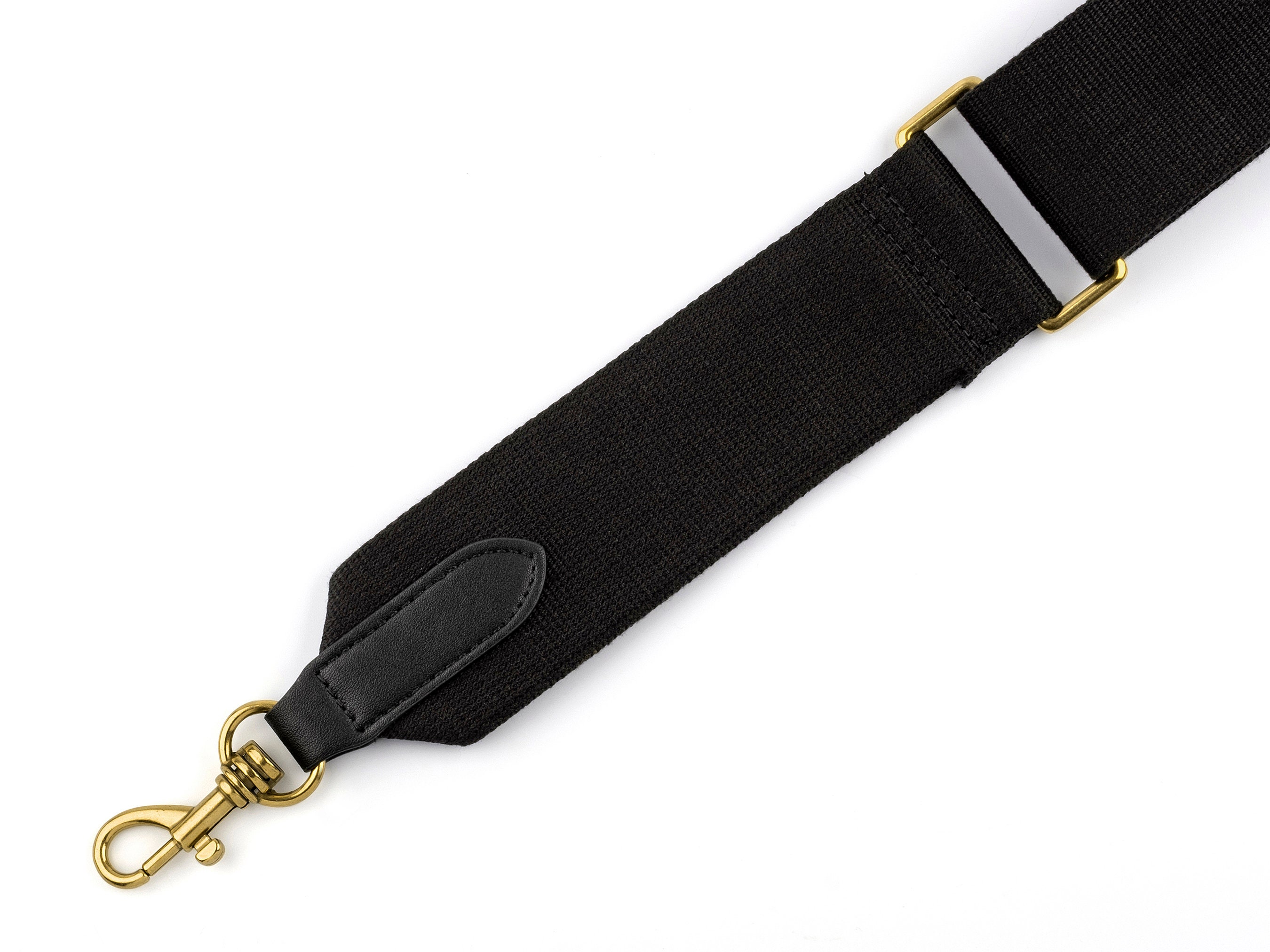 Black Purse Strap with Grommets
