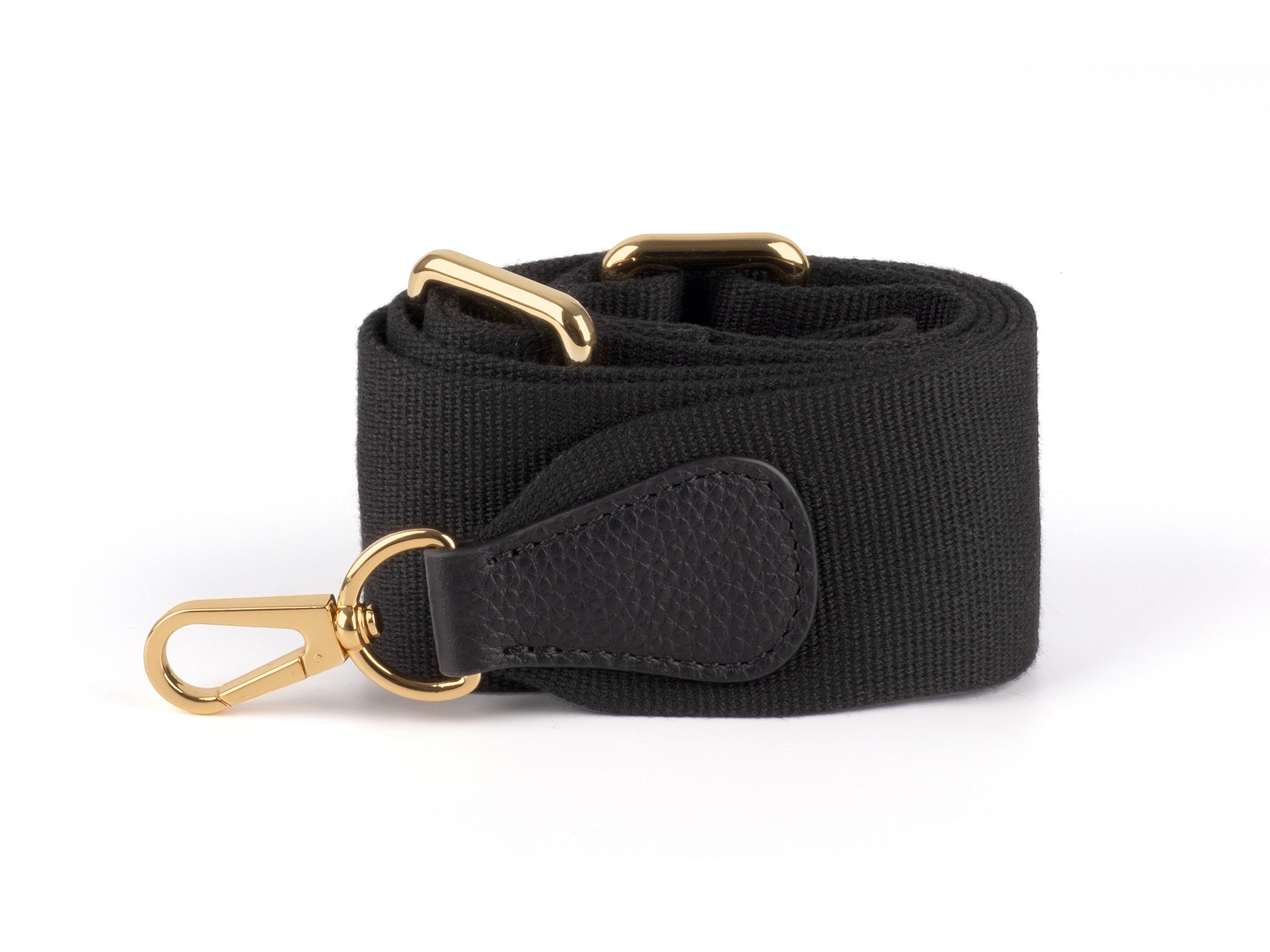 Black Crossbody Strap Black Leather Shoulder Strap 90x1,5 Cm