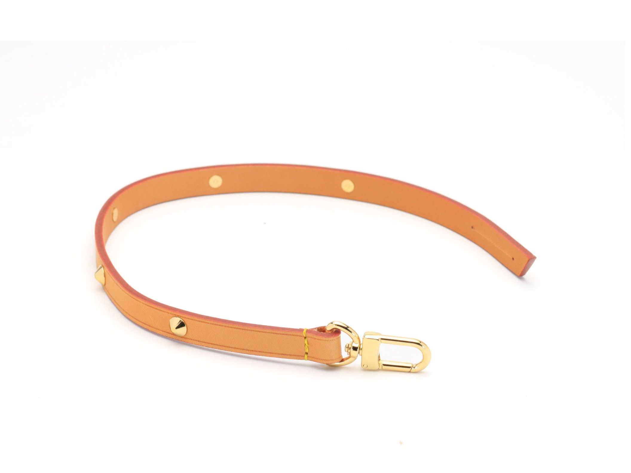 Vachetta Bag Strap, Real Leather Replacement Strap for Designer Purse, Fine Leather  Strap With Stitching & Pull-through Attachment Tab 