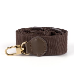 Louis Vuitton Strap Replacement Premium Cotton and Vachetta Leather  Adjustable Crossbody Strap