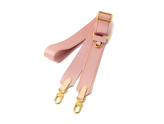 Purse Strap Extender for LV Pochette Accessory, Metal Chain Handbag Handle  Replacement Crossbody Shoulder Bag Charms (2 Pack Pink-white-pink) 