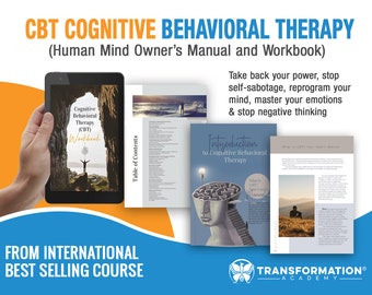 CBT Cognitive Behavior Therapy, The Human Minds Owners Manual and Workbook, FREE Best selling CBT course.