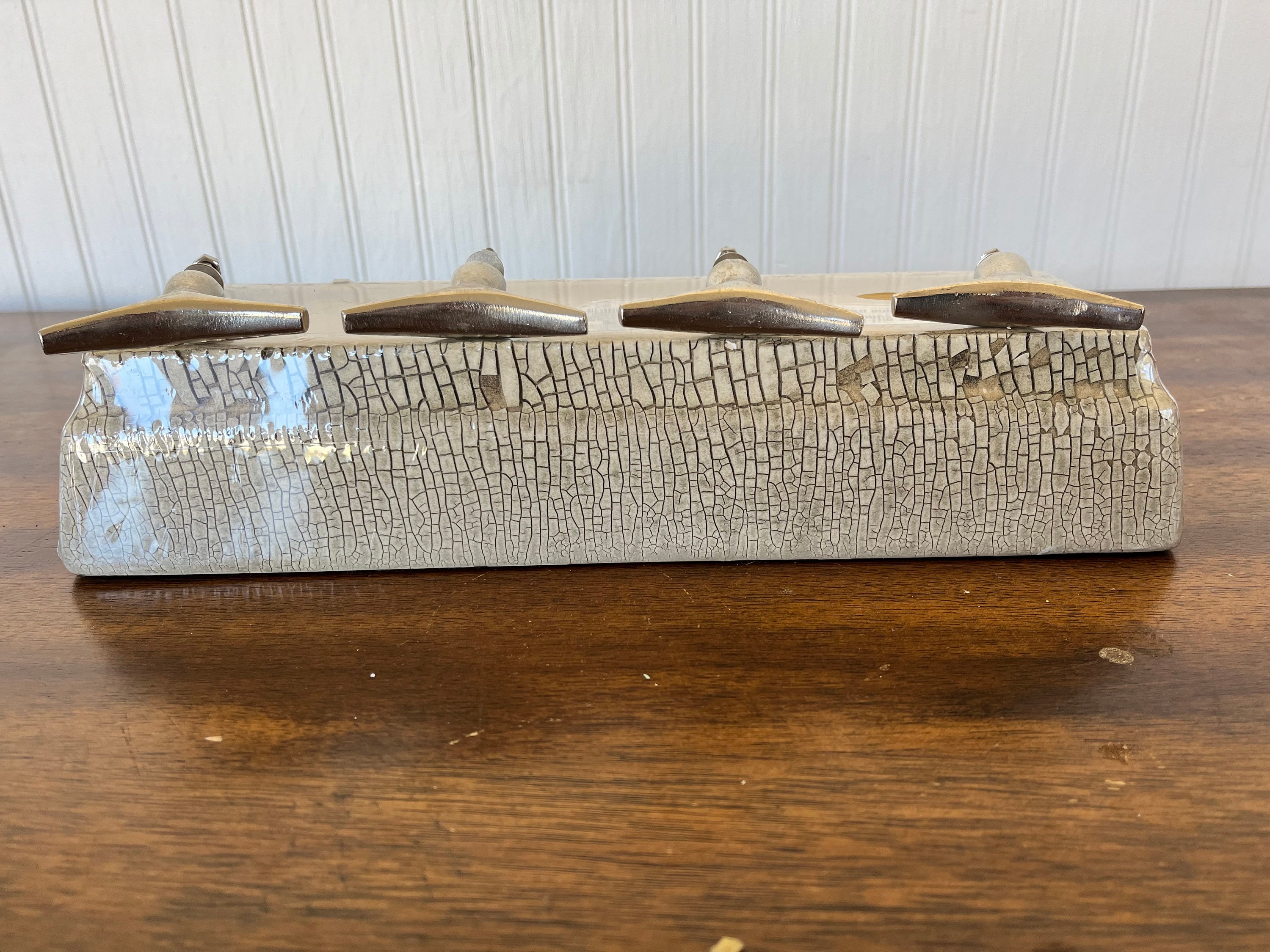 Nautical Vibes Set of 4 Retro Boat Cleat Knobs Drawer Pulls With